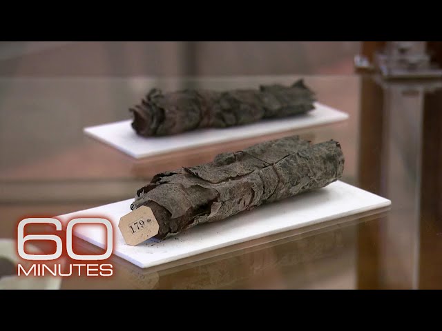 Deciphering the ancient scrolls of Herculaneum | 60 Minutes Archive