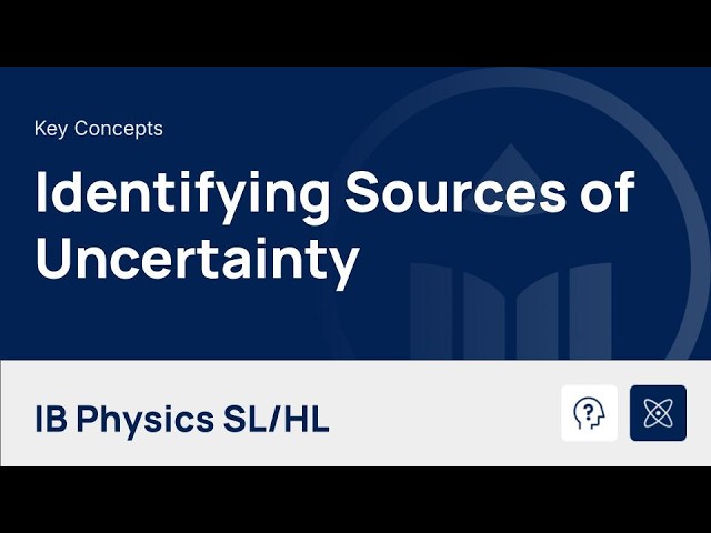 Identifying Sources of Uncertainty [IB Physics SL/HL]