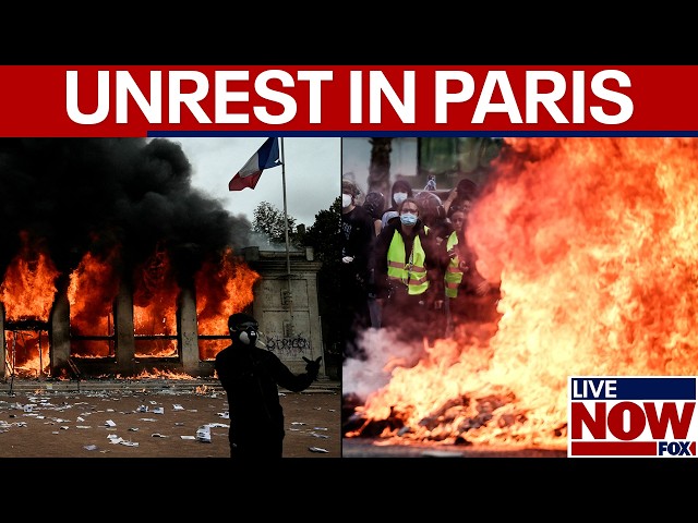 France riots: Protesters clash with police, set fires in Paris