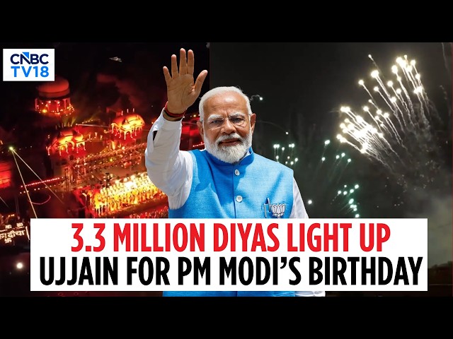 33 Lakh Diyas, 25,000 Volunteers: Ujjain’s Grand Celebration for PM Modi's Birthday | N18V