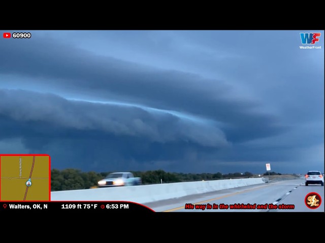 LIVE Storm Chaser - Supercell Tornado Threat - Texas/Oklahoma