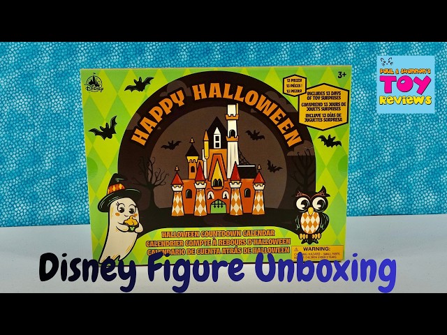 Disney Happy Halloween Countdown Calendar Blind Box Figure Unboxing 2026