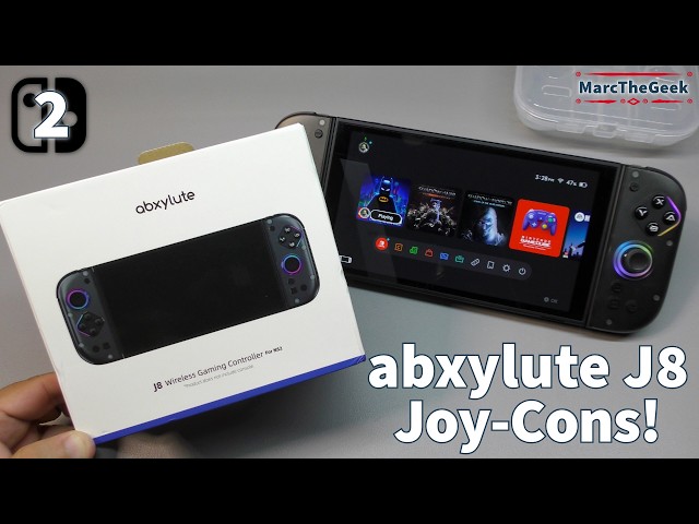 Abxylute J8 Joycons for the Nintendo Switch 2 Hands-On!
