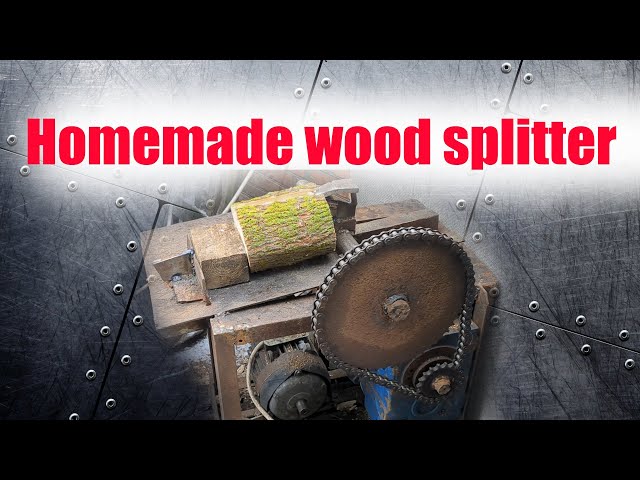 DIY Log Splitter - Build Your Own Powerful Wood Splitter!