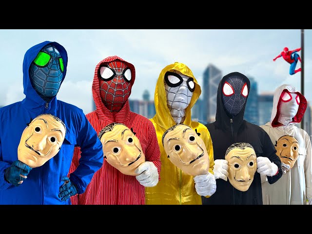 TEAM SPIDER-MAN vs BAD GUY TEAM In Real Life | LIVE ACTION STORY 9 ( All Action )