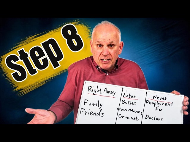 Step 8 For Beginners Alcoholics Anonymous