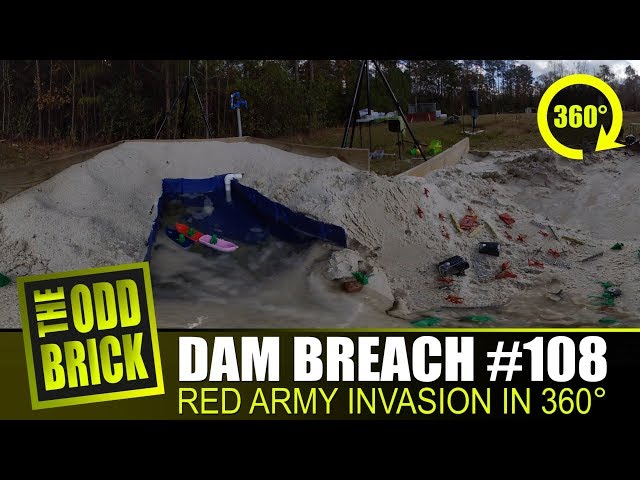 LEGO Dam Breach #108 - Red Army Invasion in 360°