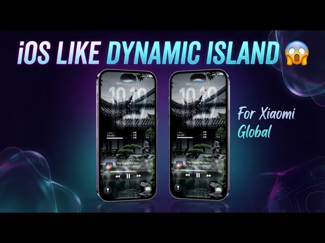 iOS LIKE DYNAMIC ISLAND  WITHOUT ROOT FOR XIAOMI GLOBAL 