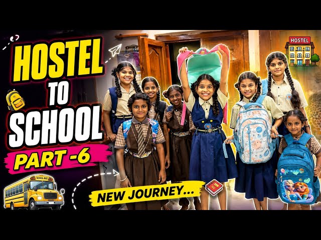 HOSTEL TO SCHOOL || part -6 || childrens hostel videos || rider mallesh atoz hostel videos 