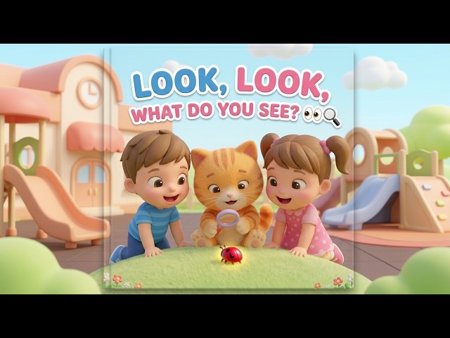 Observation Skills for Kids 🔍👀 | Look, Notice & Learn! | Fun Learning Song | Nursery Rhyme