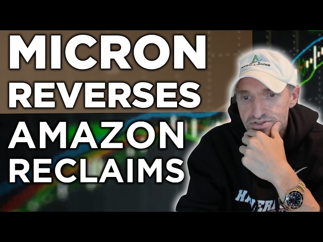 MU Reverses While AMZN Reclaims! | Why That's Important Information!