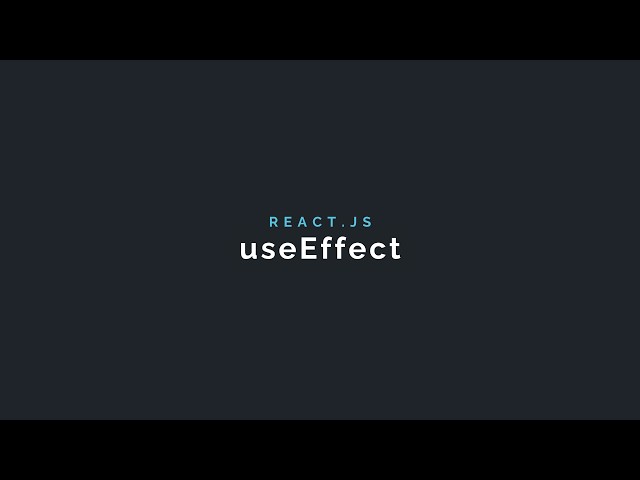 React Hook useEffect