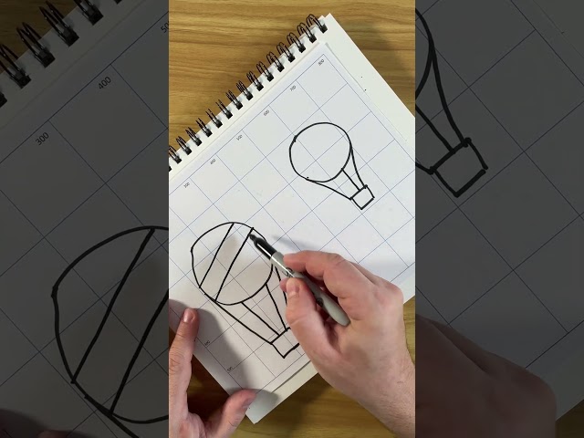 Introduction to coding - Draw hot air balloons with code #cseducation #javascript #letscode