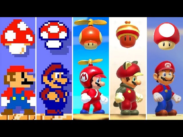 Super Mario Maker 2 - All Mushroom Power-Ups