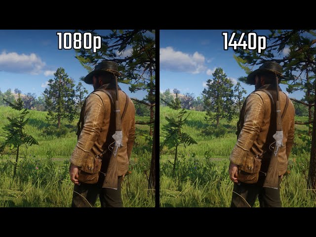 Red Dead Redemption 2 - 1080p vs 1440p Comparison