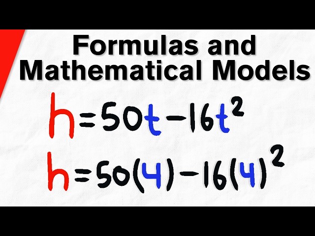 Formulas and Mathematical Models | College Algebra