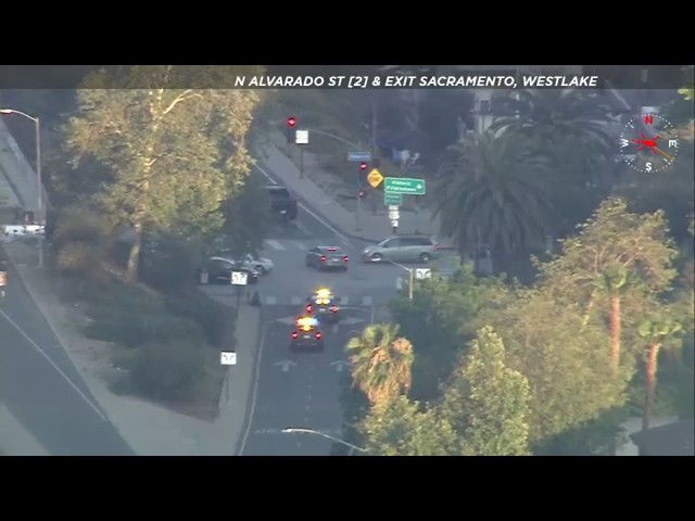 FULL CHASE: Break-in suspect leads police on erratic chase through LA