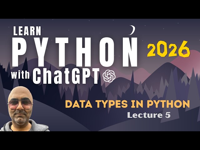 Python Programming Tutorial for Beginners | Data types in Python