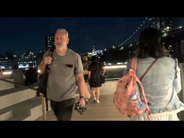 DUMBO at Night — NYC Walks | Brooklyn Night Walk in 4K 9/11/26