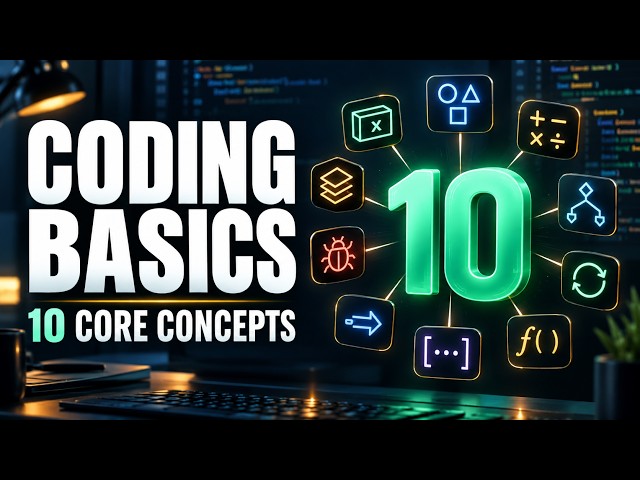 How Coding Actually Works — 10 Concepts Explained Simply
