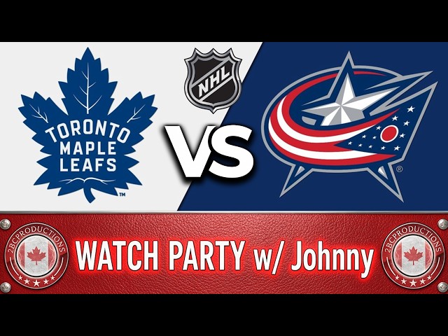 Toronto Maple Leafs vs Columbus Blue Jackets October 20 26 w/Superbman