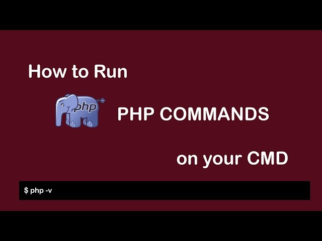 How to run PHP in Command Prompt