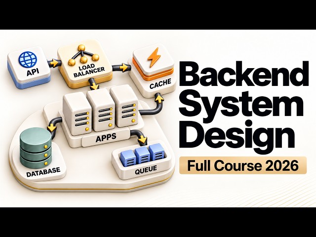 System Design Full Course 2026 | Learn Backend System Design in One Video