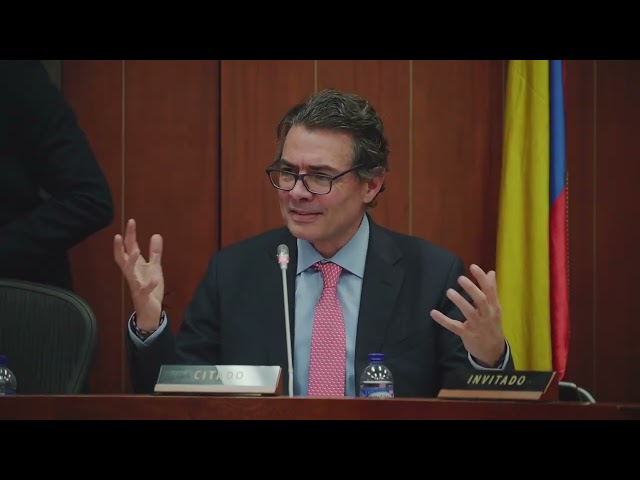 Intervención del Ministro de Educación sobre el Sistema Nacional de Convivencia Escolar