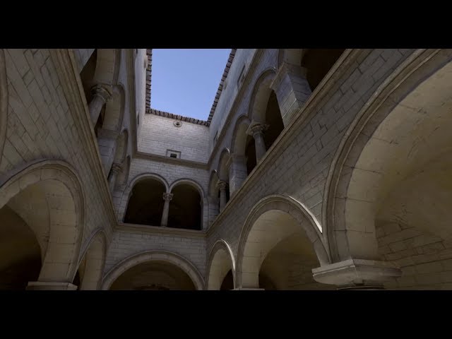 Sponza Atrium Spherical Panorama