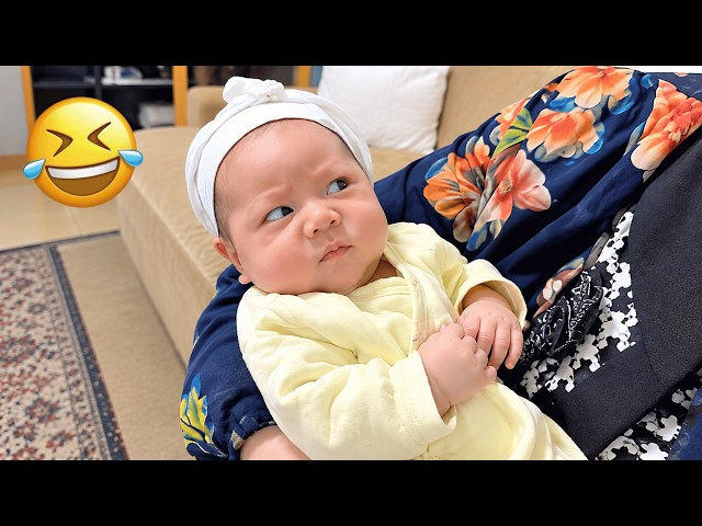 Try Not to Laugh at These Babies’ Expressions! 🤣 Funny Baby Videos