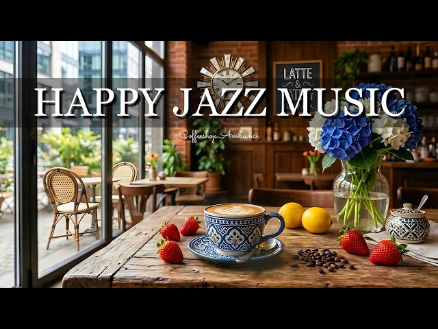 Happy Jazz Music ☕ Bossa Nova background for Relaxing, Great Moods and Happy Moods