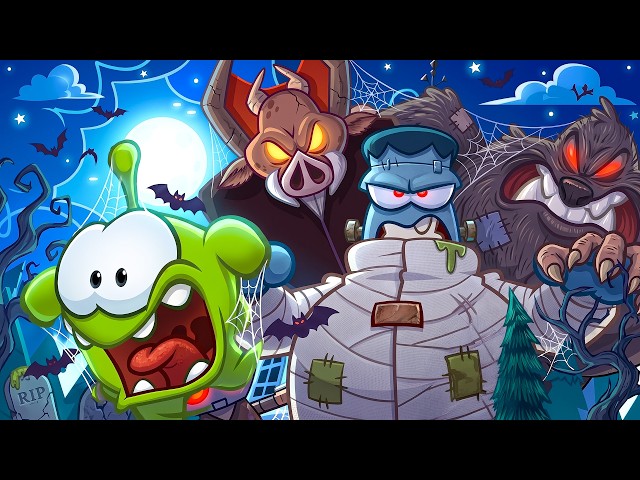 OM NOM GOT TRAPPED IN A HAUNTED HOUSE?! 🎃😱 Halloween Special