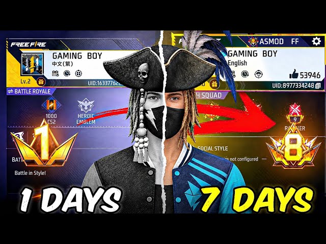 NOOB to PRO in 7 Days ! 🤯 Spend $10000