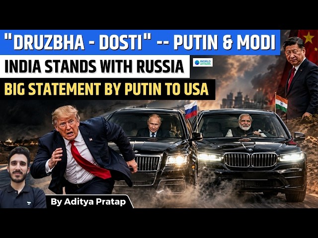Putin's BIG Birthday Message for PM Modi | 'Druzhba-Dosti' | UPSC Current Affairs