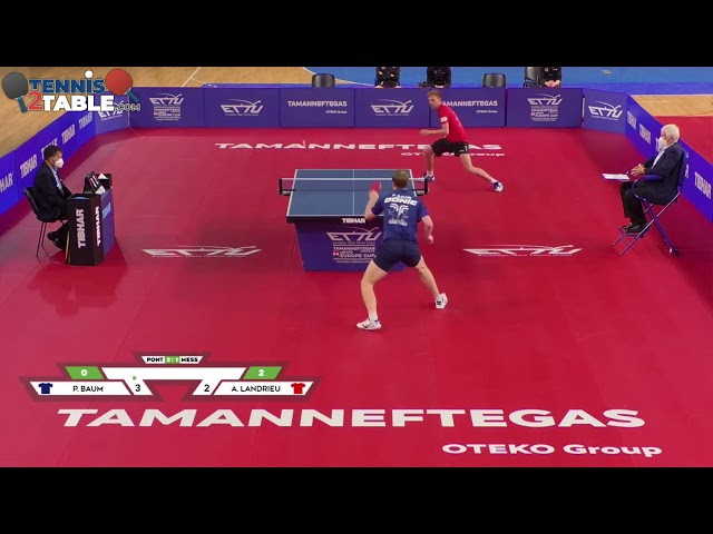 Baum Patrick vs Landrieu Andrea - Championnats de France Junior 2020