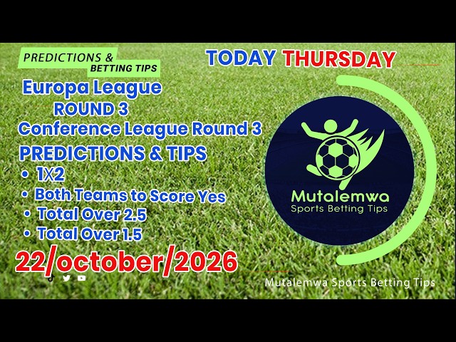 FOOTBALL PREDICTIONS TODAY 22/10/2026 SOCCER PREDICTIONS |BETTING TIPS, #betting@sports betting tips