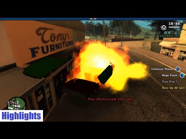GTA San Andreas Chaos Mod Highlights Fails, WTF, Win, and Funny Moments #2