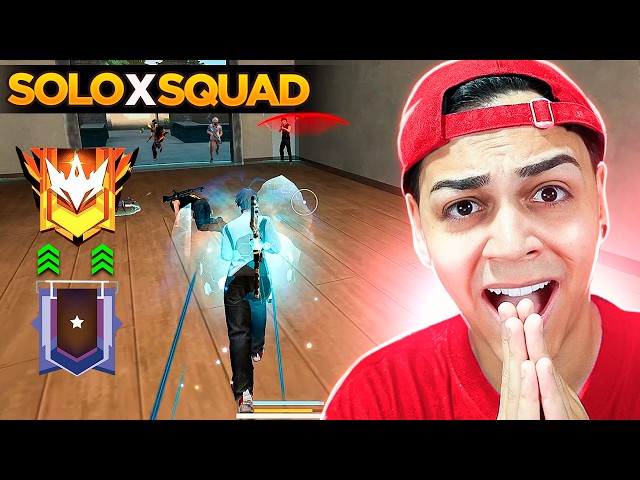 ELECTRIFYING SOLO VS SQUAD RUSH TO REACH THE ELITE LEAGUE IN FREE FIRE