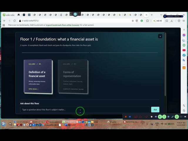 A NEW Way of Learning, a Virtual Education Tower: See description