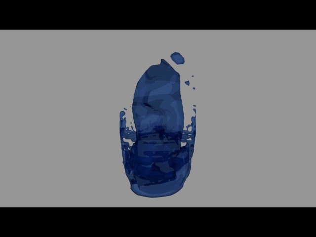 360 degree water animation (4k)
