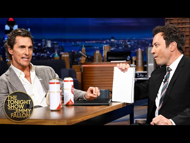 Brothers Conspiracy with Matthew McConaughey | The Tonight Show Starring Jimmy Fallon
