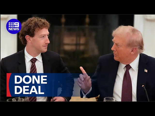 Trump says tech companies will ‘self police’ AI | 9 News Australia