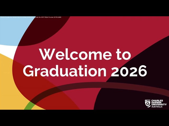CDU Graduation | 2pm Tuesday 15th September 2026 | Faculty of Science & Technology