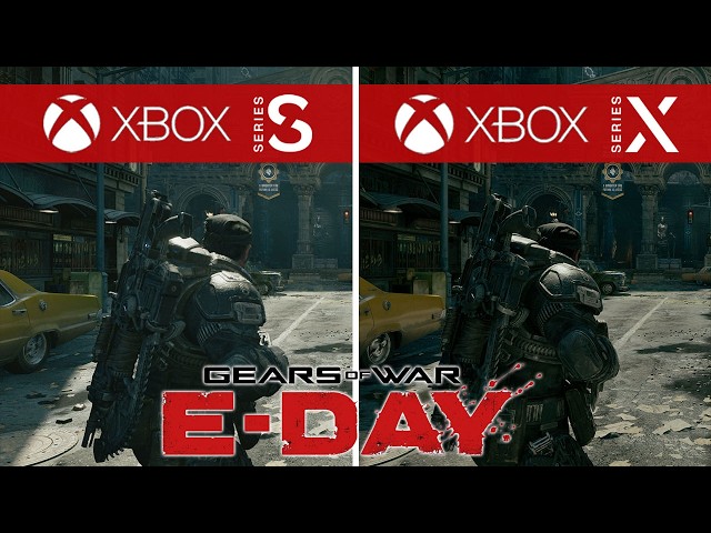 Gears of War: E-Day Comparison - Xbox Series X vs. Xbox Series S / Quality Mode vs. Performance Mode