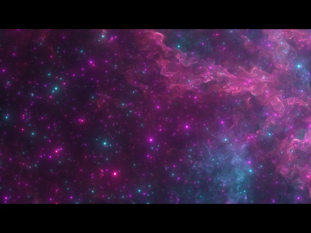 4K UHD Space Motion Background | Blue & Pink Galaxy Relaxing Visual | 11 Hour Wallpaper