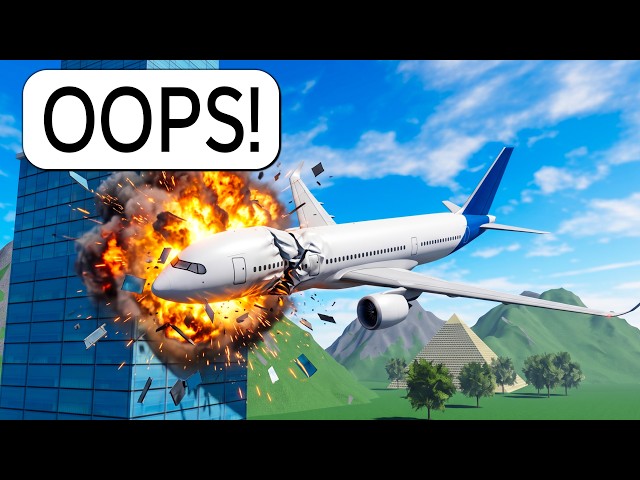 I Flew a Plane on Roblox BUT I Never Learned How to LAND..