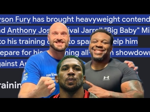JARRELL MILLER JOINS THE TRAINING CAMP OF  TYSON FURY FOR THE ANTHONY JOSHUA SHOWDOWN