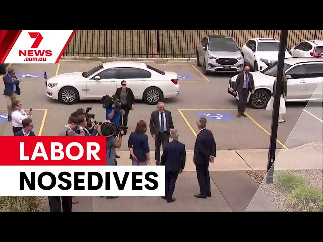 Labor support plummets to near record low | 7NEWS