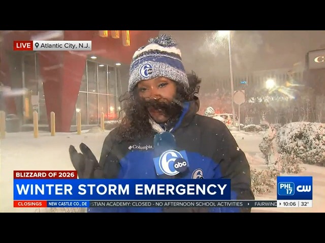 Blizzard coverage (part 1/2) | 6abc | February 22, 2026