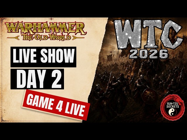 WTC 2026: Warhammer The Old World | Day 2 - Round 4 Live Stream